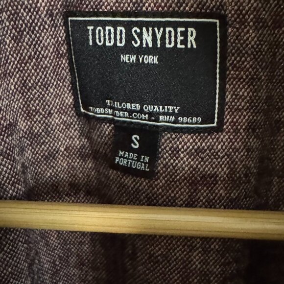 Todd Snyder - Men's Houndstooth Wool Track Jacket - Picture 2 of 6